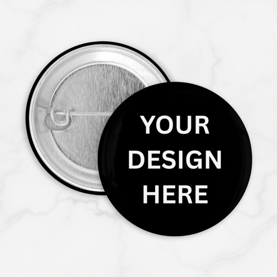 Custom Pin Bros Buttons Round 75mm Metal Back Cover Custom Pin Bros Buttons Round 75mm Metal Back Cover